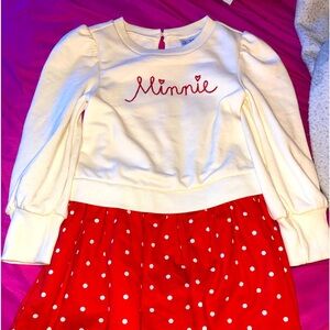 Never worn Gap Disney Minnie Mouse dress
